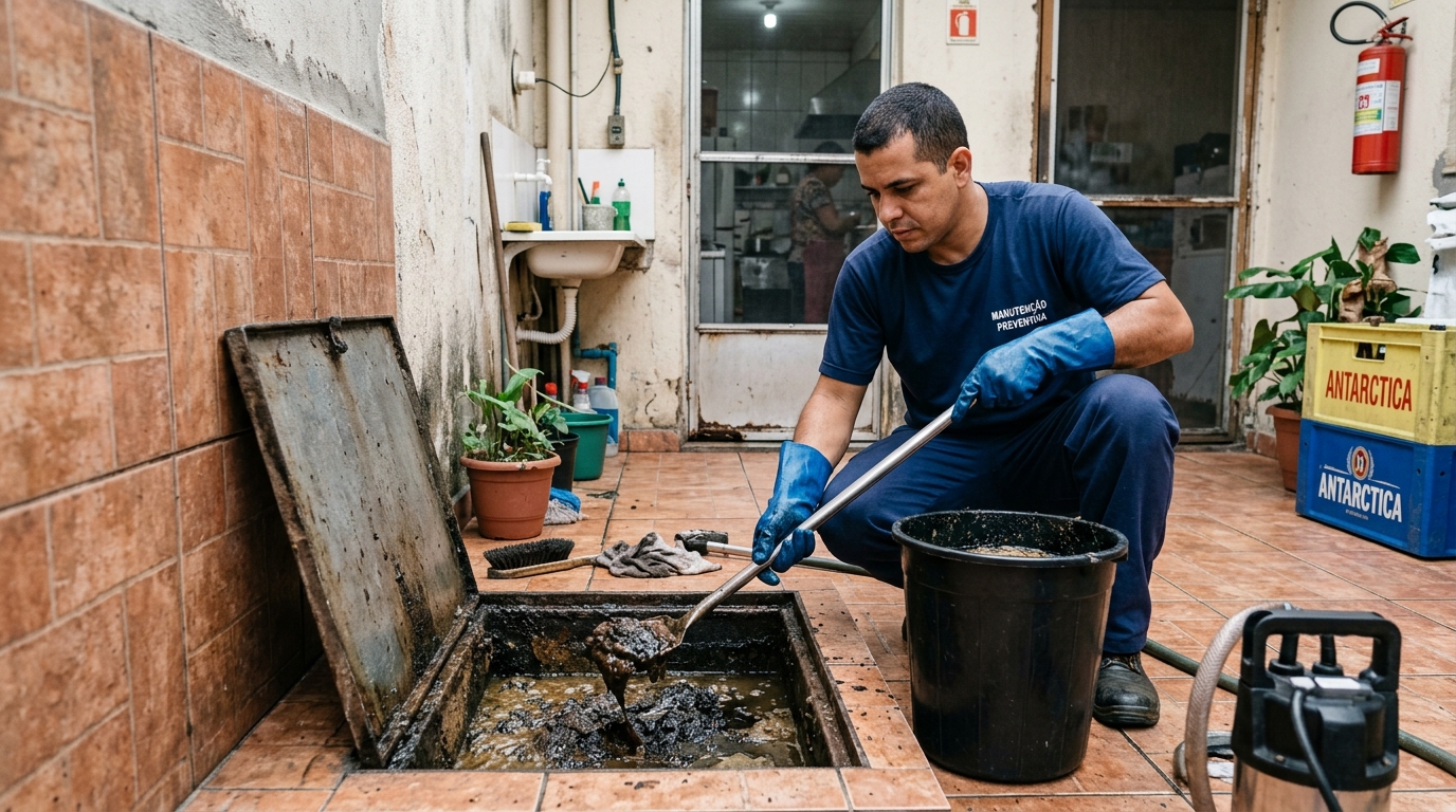 Limpeza de Caixa de Gordura perto de mim em Cascavel‑PR